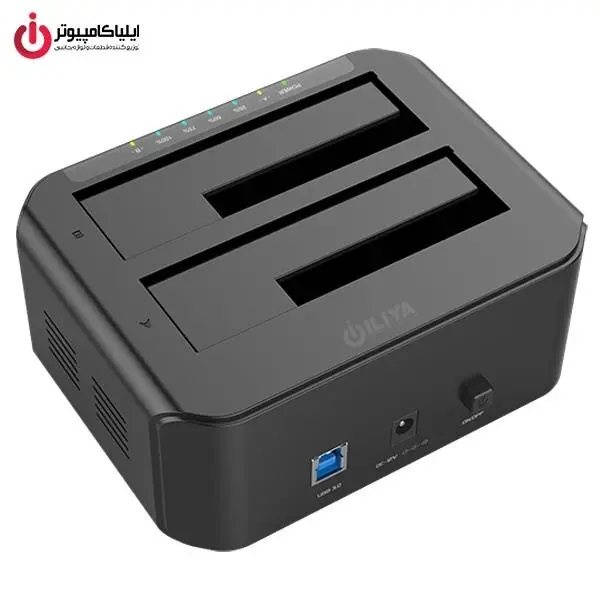 داک اکسترنال هارد دیسک 2.5 و 3.5 اینچی دوبل USB 3.0 یونیتک مدلY-3032 Unitek Y-3032 2.5 And 3.5 inch USB 3.0 Dual External Hard Drive Dock