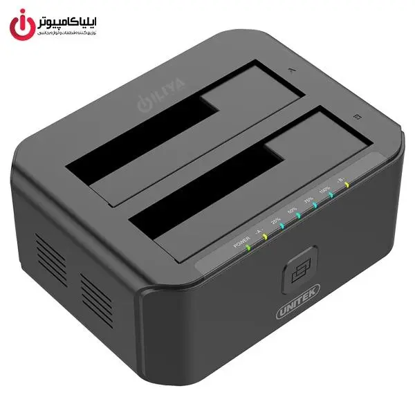 داک اکسترنال هارد دیسک 2.5 و 3.5 اینچی دوبل USB 3.0 یونیتک مدلY-3032 Unitek Y-3032 2.5 And 3.5 inch USB 3.0 Dual External Hard Drive Dock