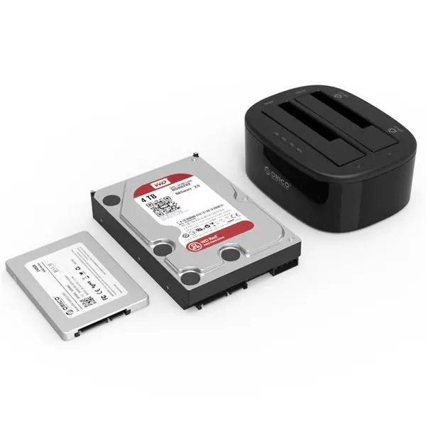 لوازم جانبی تجهیزات ذخیره سازی داک 2 سینی هارد اوریکو مدل 6228US3 ORICO 6228US3 Dual Bay Hard Drive Dock