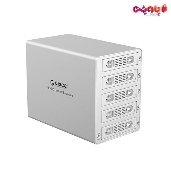 لوازم جانبی تجهیزات ذخیره سازی داک هارددیسک اوریکو 3559SUSJ3 5Bay Orico 3559SUSJ3 5Bay Hard Drive Dock