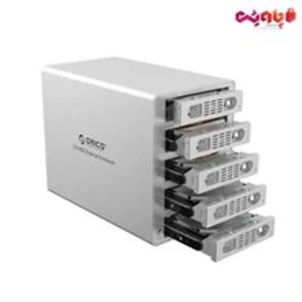 لوازم جانبی تجهیزات ذخیره سازی داک هارددیسک اوریکو 3559SUSJ3 5Bay Orico 3559SUSJ3 5Bay Hard Drive Dock - 5