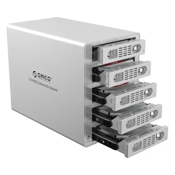 لوازم جانبی تجهیزات ذخیره سازی داک هارددیسک اوریکو 3559SUSJ3 5Bay Orico 3559SUSJ3 5Bay Hard Drive Dock - 4