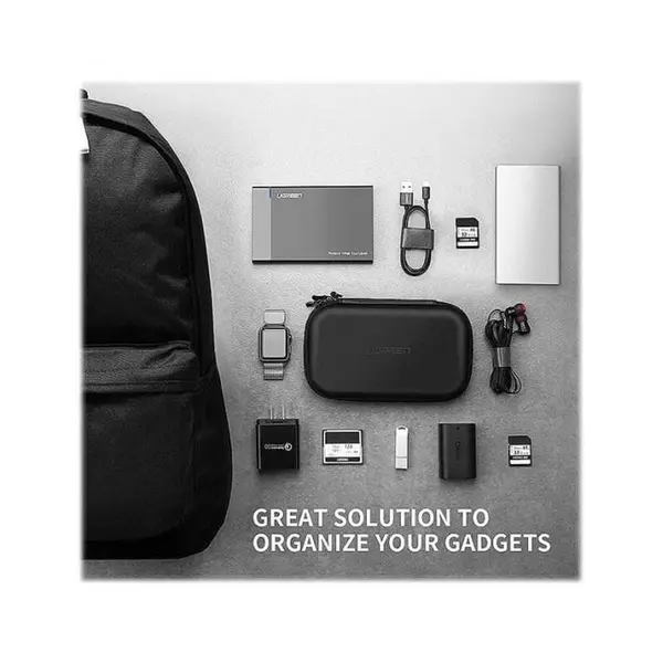 کیف هارد دیسک یوگرین 40707 LP128 UGREEN LP128 Hard disk Storage Bag S