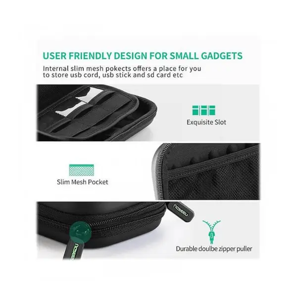 کیف هارد دیسک یوگرین 40707 LP128 UGREEN LP128 Hard disk Storage Bag S