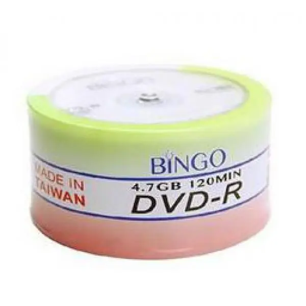 دی وی دی خام بینگو بسته 50 عددی Bingo DVD-R Pack of 50