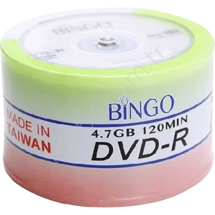 دی وی دی خام بینگو بسته 50 عددی Bingo DVD-R Pack of 50