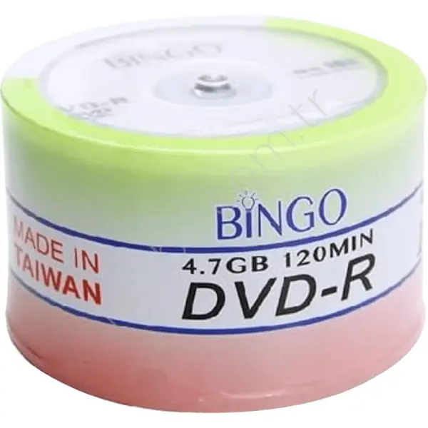 دی وی دی خام بینگو بسته 50 عددی Bingo DVD-R Pack of 50