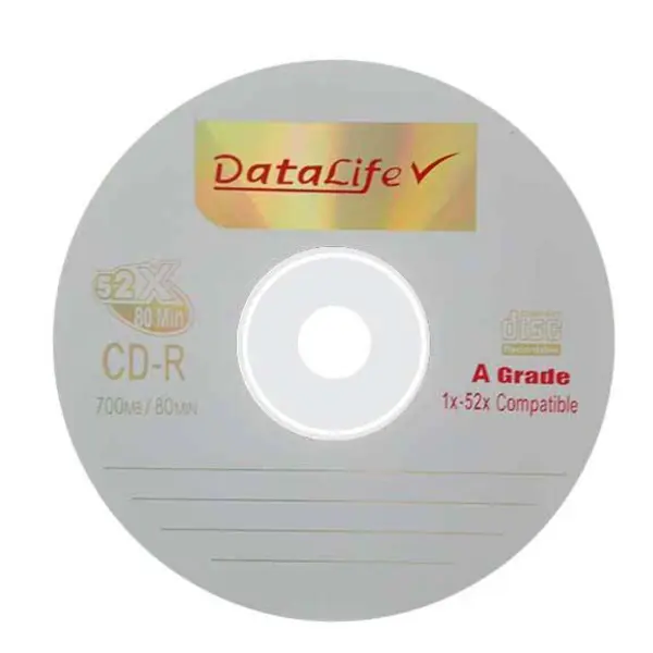 سی دی خام دیتالایف پک 50 عددی پک 50 عددی سی دی خام CD DataLife دیتا لایف