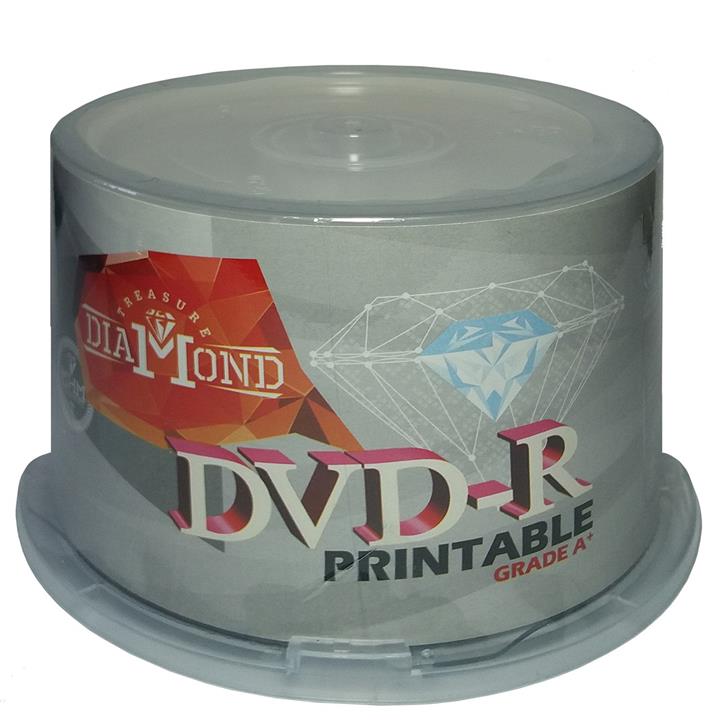 دی وی دی خام پرینت ایبل دیاموند بسته 50 عددی Diamond Print Able DVD-R Pack of 50