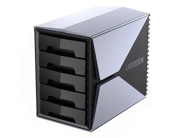 لوازم جانبی تجهیزات ذخیره سازی داک هارد 5 محفظه یوگرین UGREEN Cm292 70441 Hard Drive Docking Station (5 Bays)