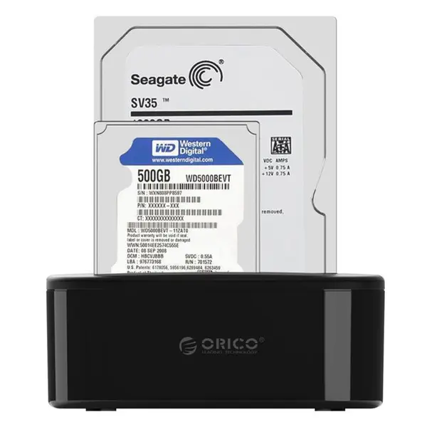 لوازم جانبی تجهیزات ذخیره سازی داک هارد اوریکو مدل 6218US3 ORICO 6218US3 Hard Drive Dock
