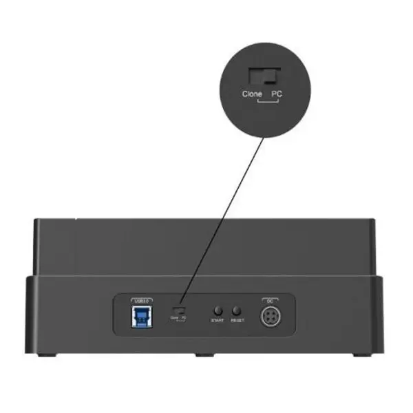 لوازم جانبی تجهیزات ذخیره سازی داک هارددیسک اوریکو 6648US3-C 4Bay Orico 6648US3-C 4Bay Hard Drive Dock - 3