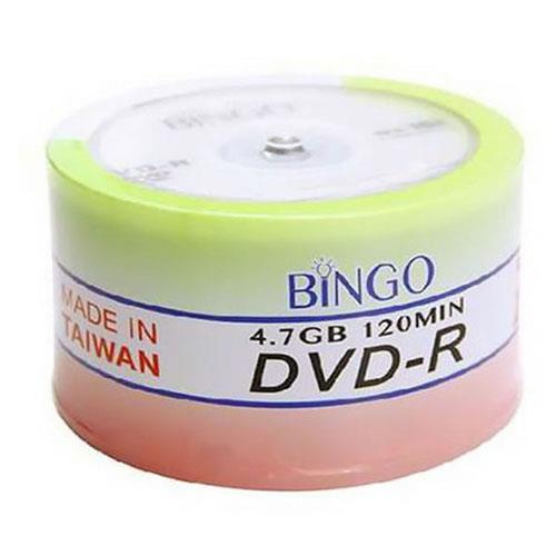 DVD9 خام بینگو ظرفیت 8.5 گیگابایت باکس دار 50 عددی