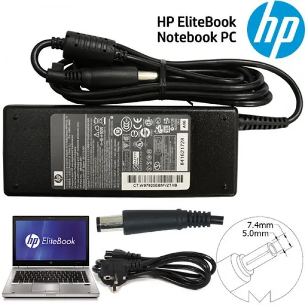 شارژر لپ تاپ HP مدل EliteBook 2740P