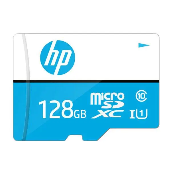 کارت حافظه microSD اچ پی مدل mi310 کلاس 10 استاندارد UHS-I U3 سرعت 100MBps ظرفیت 128 گیگابایت به همراه آداپتور SD -
