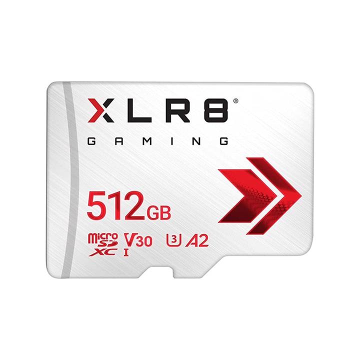 مموری کارت microSD پی ان وای XLR8 Gaming Class 10 U3 V30 ظرفیت 512 گیگابایت