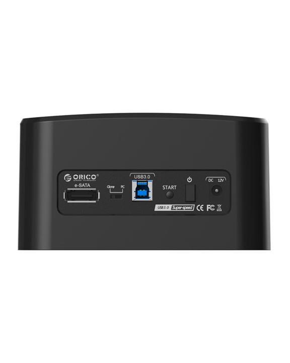 Orico SATA to USB3.0 and eSATA External Hard Drive Dock for 2.5/3.5inch HDD/SSD with 1 to 1 Clone