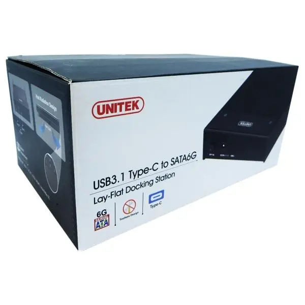 داک هارد دیسک Type-C یونیتک مدل Y-3366 Unitek Y-3366 Type-C Hard Disk Dock