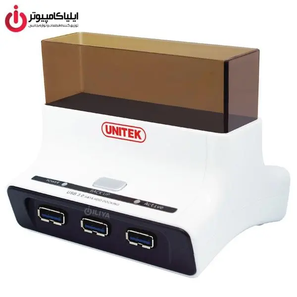 داک هارد دیسک و هاب USB3.0 با قابلیت OTB یونیتک مدل Y-1074 Unitek Y-1074 USB 3.0 Hub And HDD Dock - 3