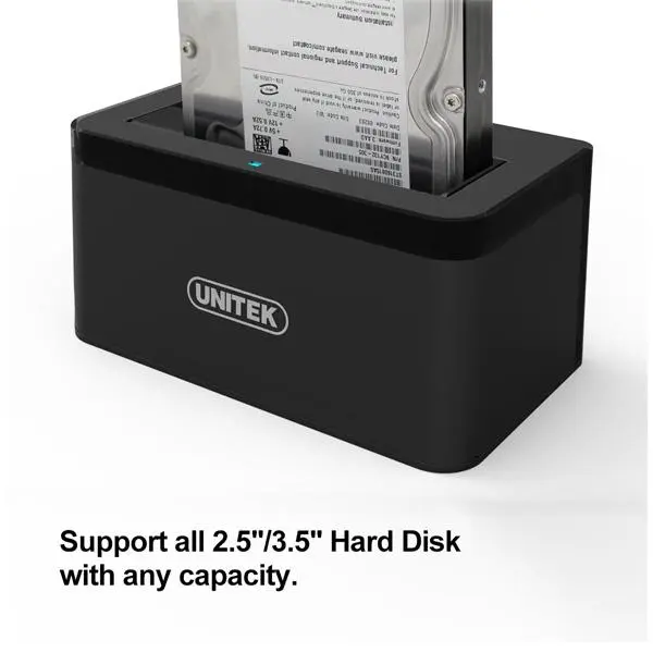 داک هارد دیسک با رابط USB Type-C یونیتک مدل Y-3605 Unitek Y-3605 USB Type-C Hard Disk Dock - 3