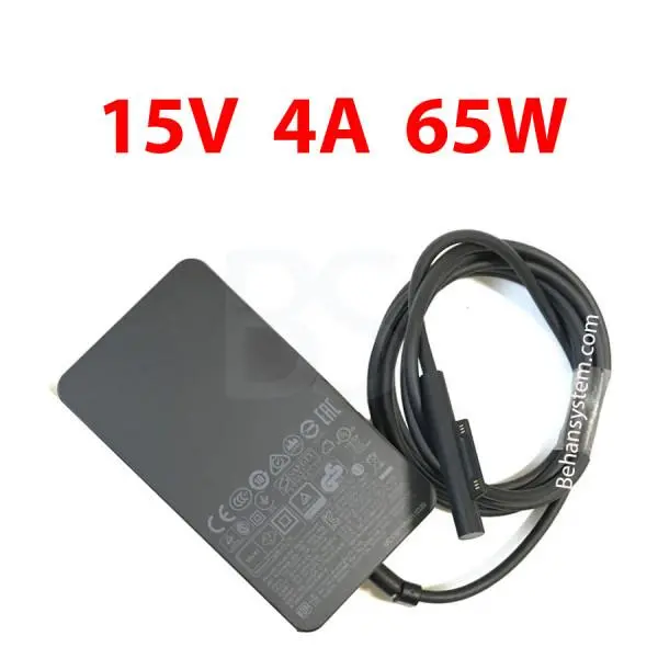 شارژر مایکروسافت سرفیس 15 ولت 4 آمپر 65W MICROSOFT ADAPTER 15V 4A