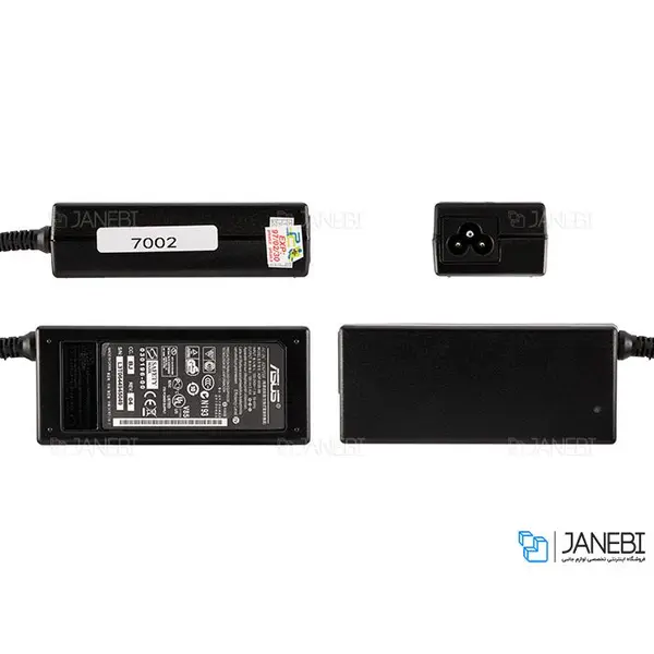 شارژر لپ تاپ 19 ولت 3.42 آمپر ایسوس مدل ADP-65DW A Asus ADP-65DW A - 19V - 3.42 A Laptop Charger