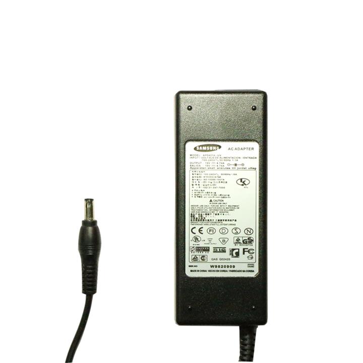 شارژر لپ تاپ 19 ولت 4.74 آمپر سامسونگ مدل A04214-UV  همراه با کابل برق Samsung AP04214-UV 19V 4.74A Laptop Charger with power cable