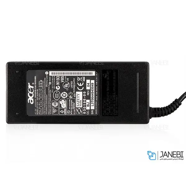 شارژر لپ تاپ 19 ولت 4.74 آمپر ایسر مدل ADP-90SB BB Acer ADP-90SB BB 19V 4.74A Laptop Charger
