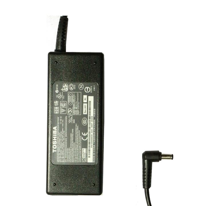 شارژر لپ تاپ 19 ولت 4.74 آمپر توشیبا مدل PA 1750 04 به همراه کابل برق Toshiba PA 1750 04 19V 4.74A Laptop Charger With Power Cabel