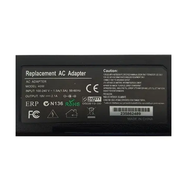 آداپتور لپ تاپ ال جی ال سی دی 19V 2.1A LG 19V 2.1A LCD Power Adapter