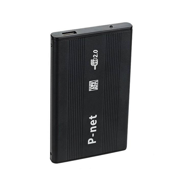 قاب اکسترنال هارددیسک 2.5 اینچی USB 2.0 پی-نت P-net 2.5 inch USB 2.0 External HDD Enclosure