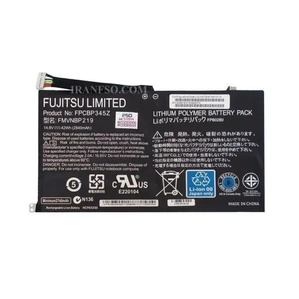 باطری لپ تاپ فوجیتسو 345Z Internal Original Battery Laptop Fujitsu 345Z Internal
