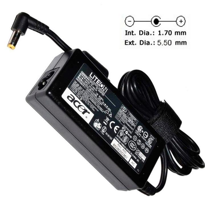 آداپتور لپ تاپ ایسر Adaptor Laptop Acer 19V 1.58A Acer 19V 1.58A Laptop Adaptor