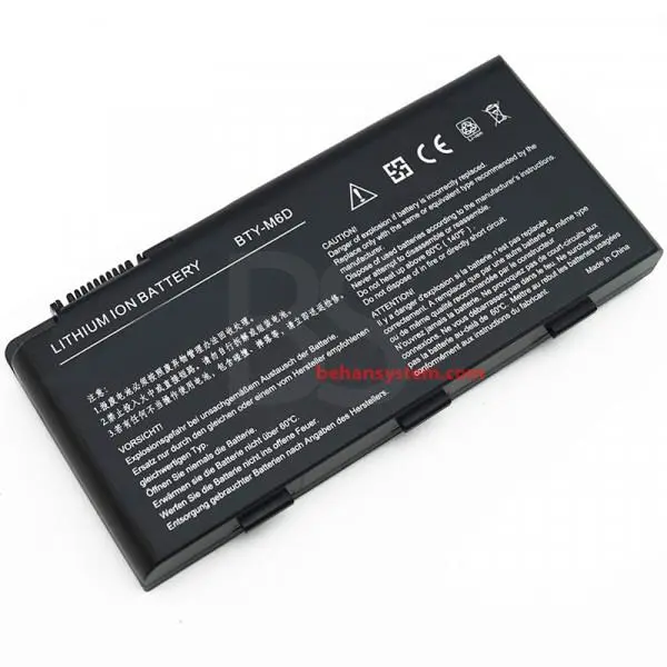 باتری لپ تاپ MSI مدل GX60 MSI GT70 GT60 GX60 9Cell Laptop Battery