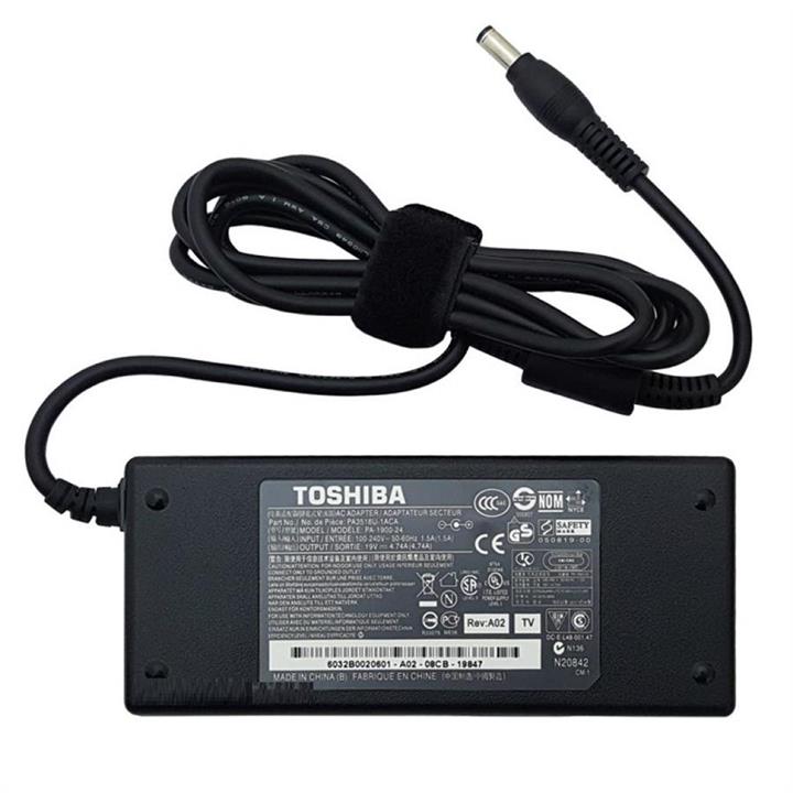 آداپتور لپ تاپ توشیبا ۱۹V ۴.۷A TOSHIBA PA3516U-1ACA 19V 4.7A Power Adapter