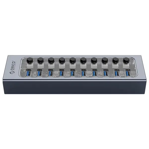 هاب 10پورت USB3.0 کلیددار ORICO AT2U3-10AB - 3