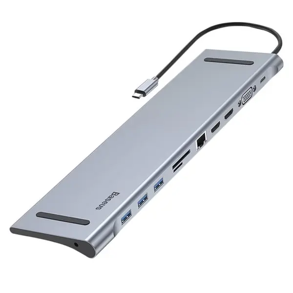هاب 11 پورت USB Type-C باسئوس BASEUS CATSX-G0G - 2