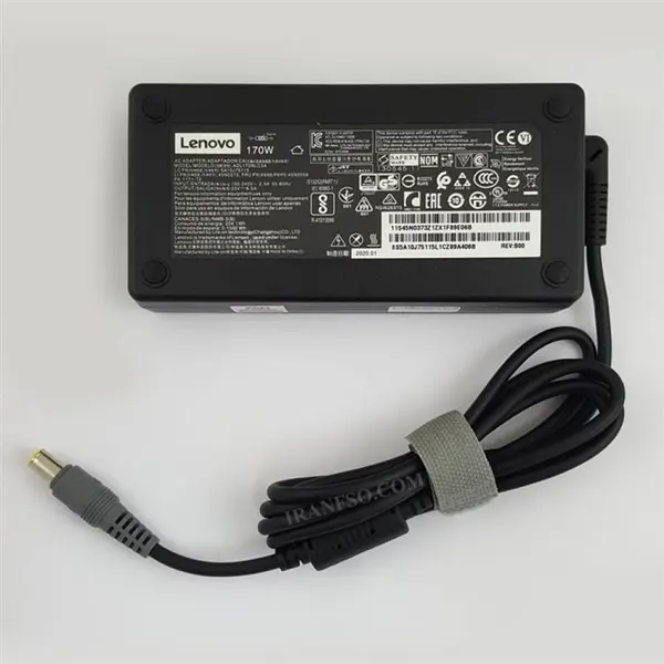 آداپتور لپ تاپ لنوو 20V 8.5A 170W USB Lenovo 20V 8.5A Power Adapter
