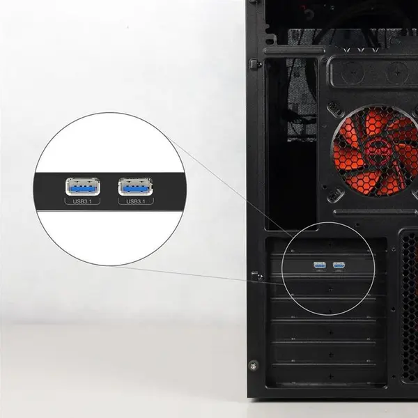 هاب اینترنال 2 پورت USB3.1 اوریکو مدل پی ای 31 ORICO PA31-2P 2 Port USB3.1 PCI-E Adapter Internal Hub - 3