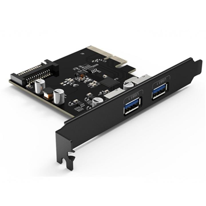 هاب اینترنال 2 پورت USB3.1 اوریکو مدل پی ای 31 ORICO PA31-2P 2 Port USB3.1 PCI-E Adapter Internal Hub