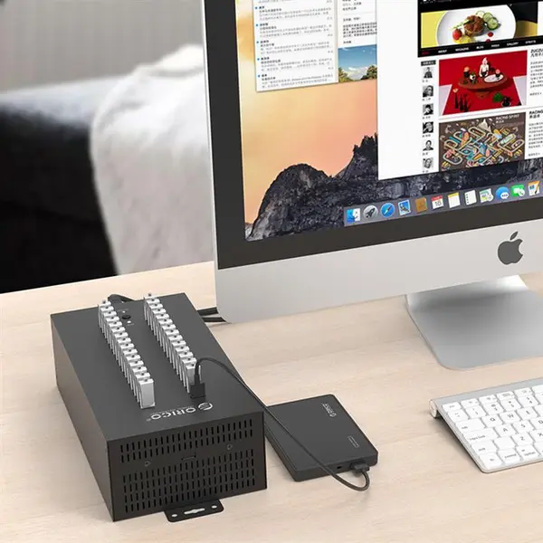 هاب یو اس بی و شارژر 30 پورت اوریکو مدل IH30P همراه آداپتور ORICO IH30P 30 Port USB 2.0 Charging Ports Hub With Adapter - 4