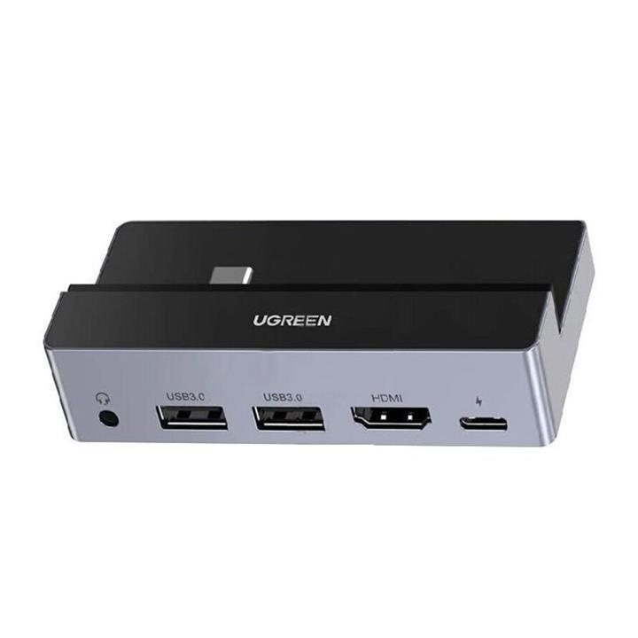 هاب 3 پورت 3.0 USB با یک پورت HDMI و قابلیت PD یوگرین CM317 Ugreen CM317 USB 3.0 HUB, 3 Port With 1 HDMI Port + Power Delivery