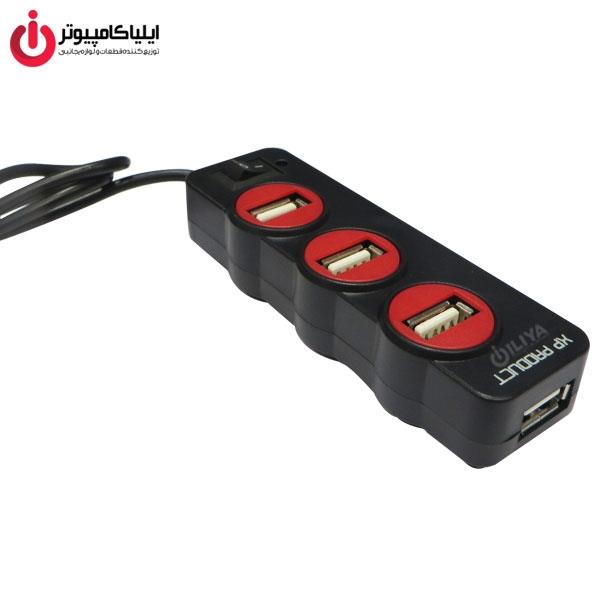 هاب 4 پورت 2.0 USB ایکس پی-پروداکت مدل XP-H802 -