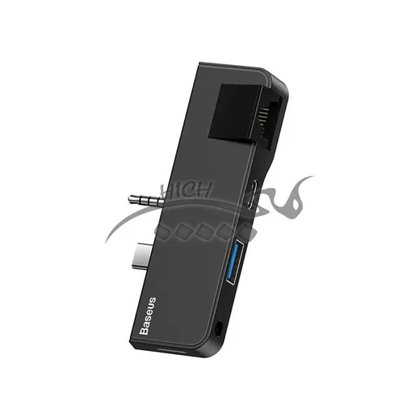 هاب 4 پورت بیسوس Baseus MultiFunctional HUB Adapter CAHUB-FG01 مناسب برای Surface Go Baseus Multifunctional CAHUB-FG01 HUB Adapter