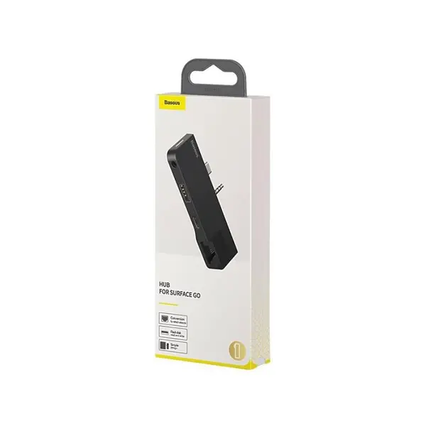 هاب 4 پورت بیسوس Baseus MultiFunctional HUB Adapter CAHUB-FG01 مناسب برای Surface Go Baseus Multifunctional CAHUB-FG01 HUB Adapter