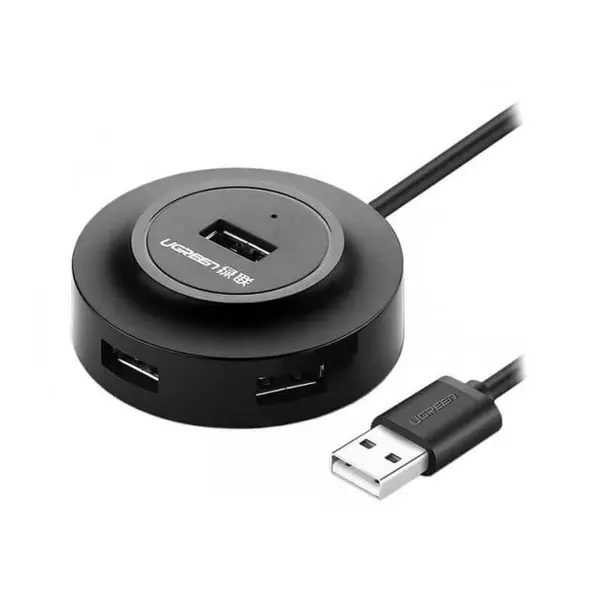 هاب 4 پورت USB 2.0 همراه آداپتور یوگرین CR106 UGREEN CR106 USB 2.0 4 PORTS HUB - 4