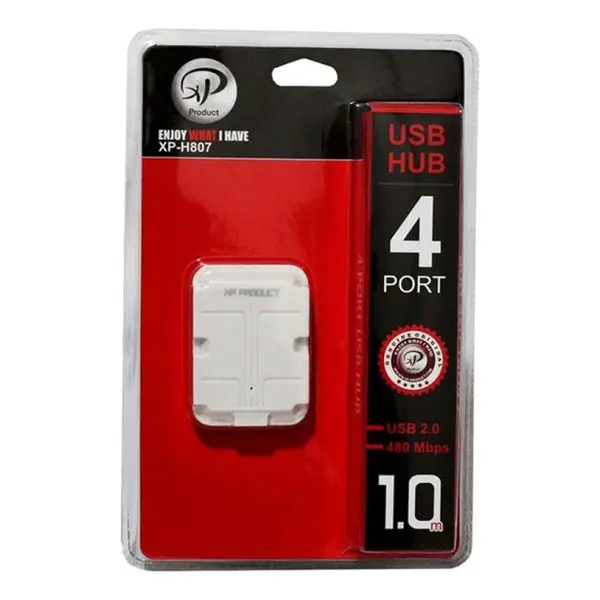 هاب 4 پورت USB 2.0 ایکس پی پروداکت مدل H807 XP-H807 4-Port USB2.0 Hub - 2