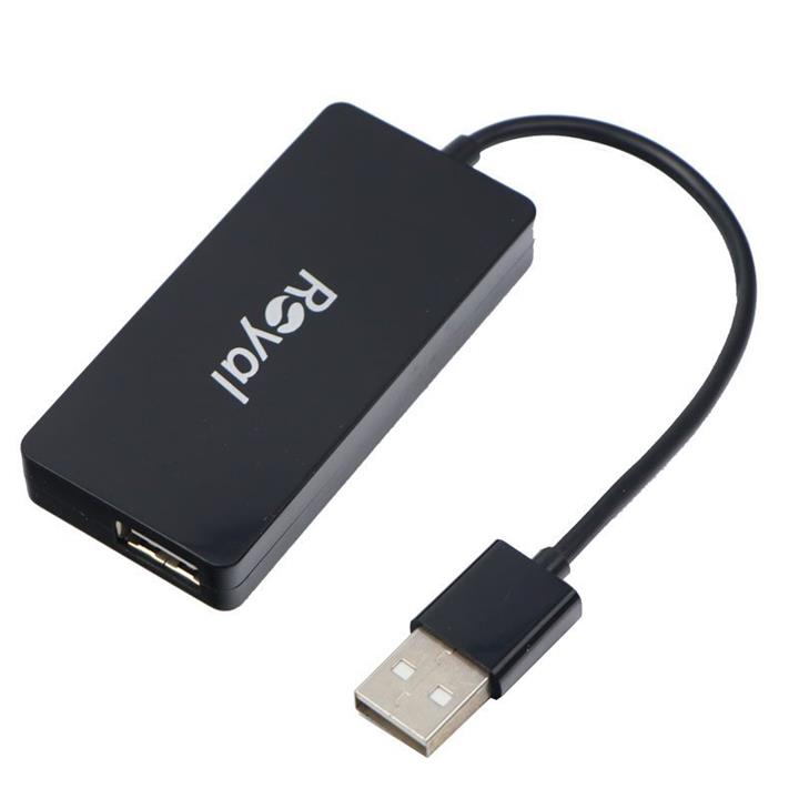 هاب 4 پورت USB 2.0 رویال مدل RH2-210 -