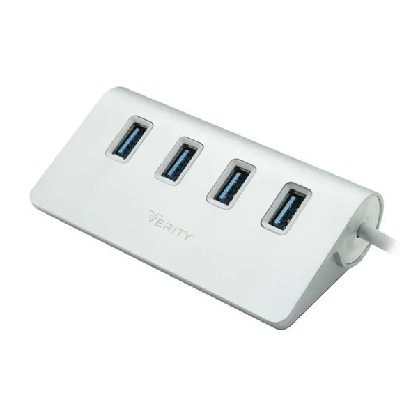 هاب 4 پورت USB 3.0 وریتی مدل H406 Verity H406 USB3.0 HUB