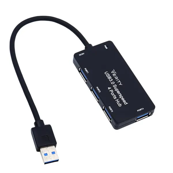 هاب 4 پورت USB 3.0 وریتی مدل H407 Verity H407 USB3.0 HUB